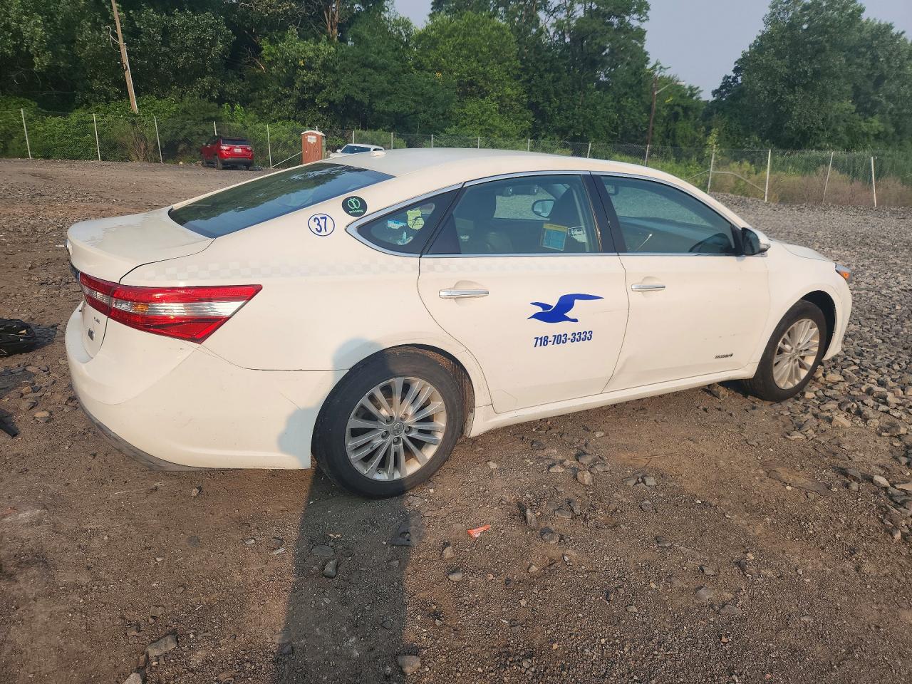 2015 Toyota Avalon Hybrid Xle Touring White vin: 4T1BD1EB4FU041919