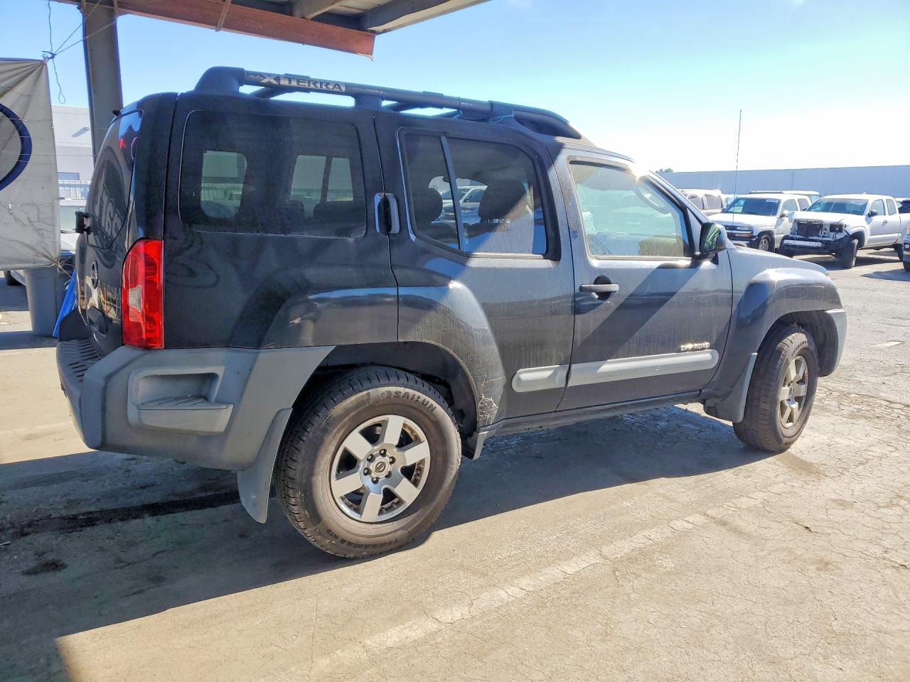 2007 Nissan Xterra X Black vin: 5N1AN08W67C524613