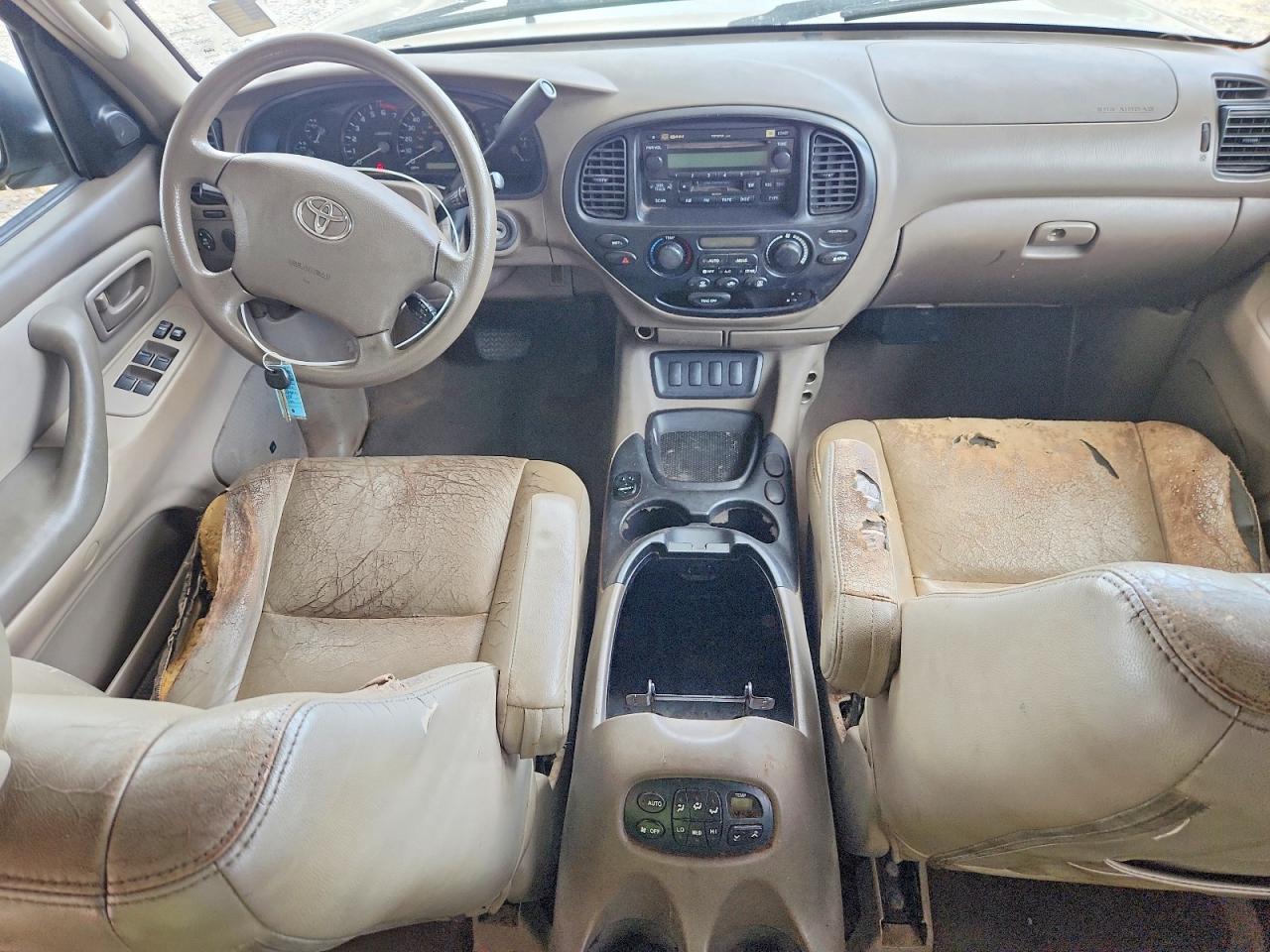 2007 Toyota Sequoia Sr5 Tan vin: 5TDZT34A67S292022