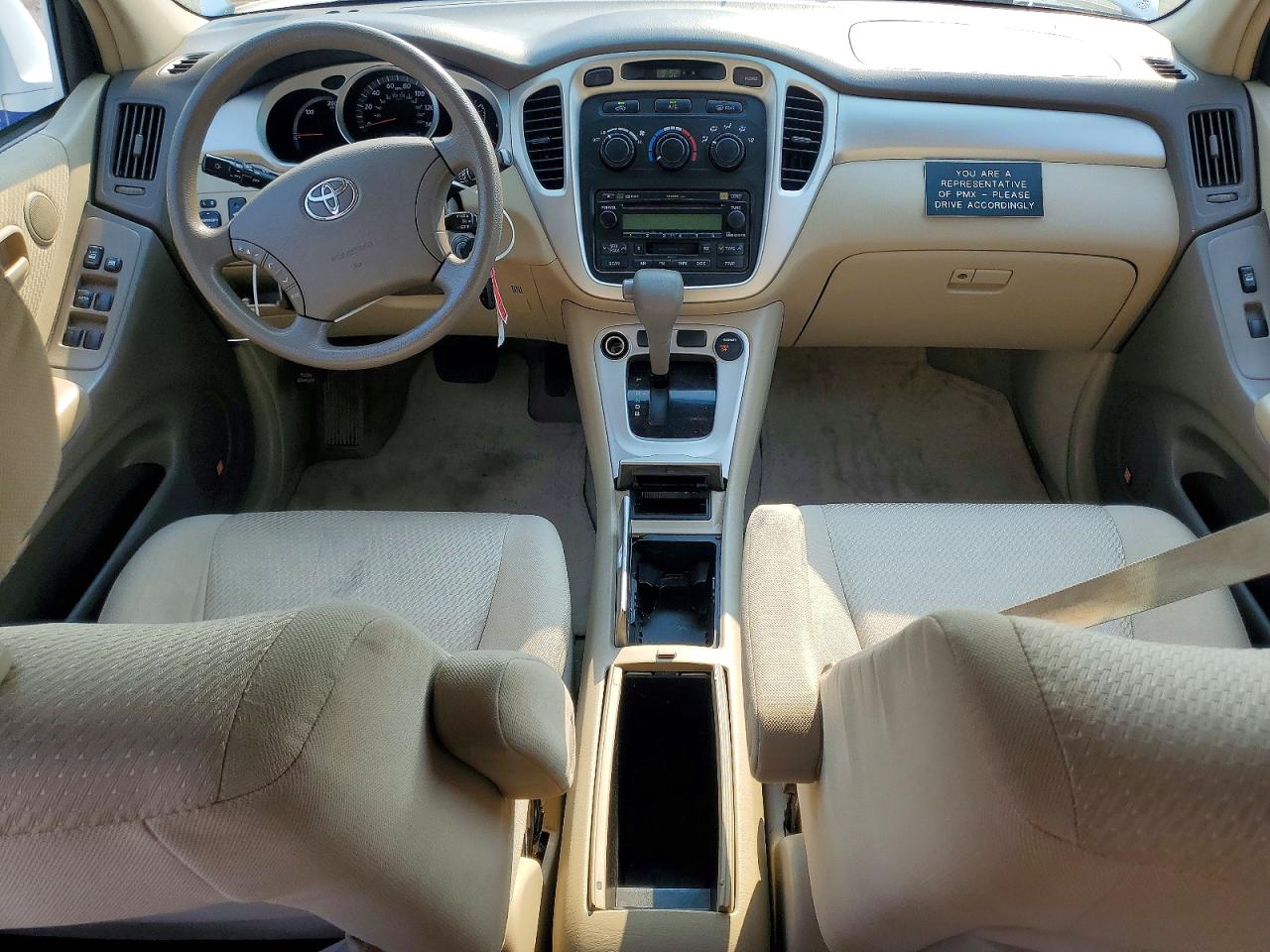 2007 Toyota Highlander Hybrid White vin: JTEHW21A370040440