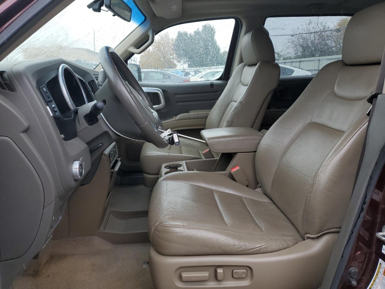 2008 Honda Ridgeline Rtl Burgundy vin: 2HJYK16578H518728