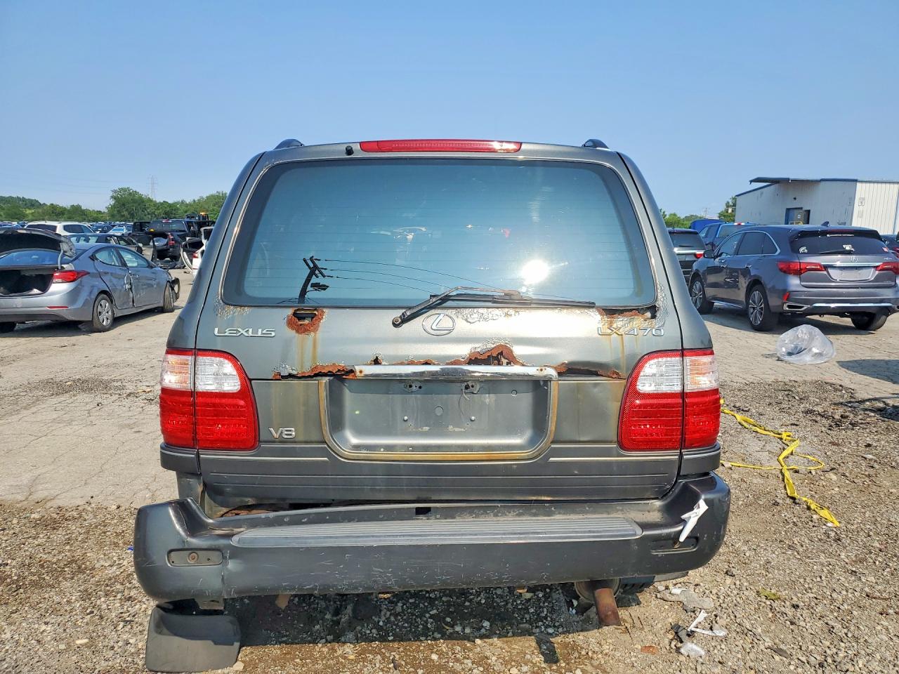 2000 Lexus Lx 470 Gray vin: JT6HT00W2Y0095808