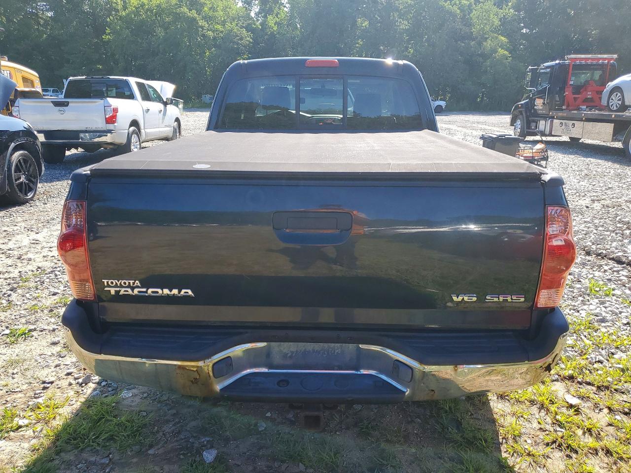 2006 Toyota Tacoma V6 Black vin: 5TEUU42N46Z245155