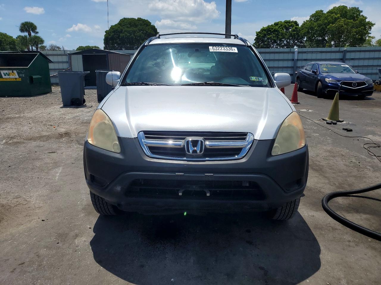 2003 Honda Cr-v Ex Silver vin: JHLRD78813C005342
