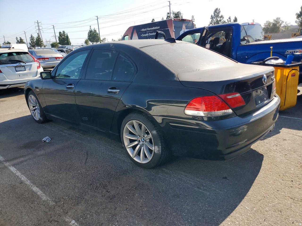 2007 Bmw 750 I Black vin: WBAHL83547DT09339
