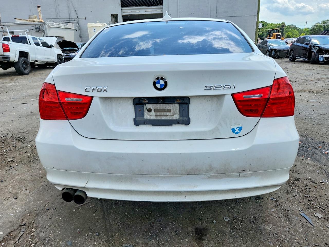 2011 Bmw 328 I Sulev White vin: WBAPH5G50BNM78413