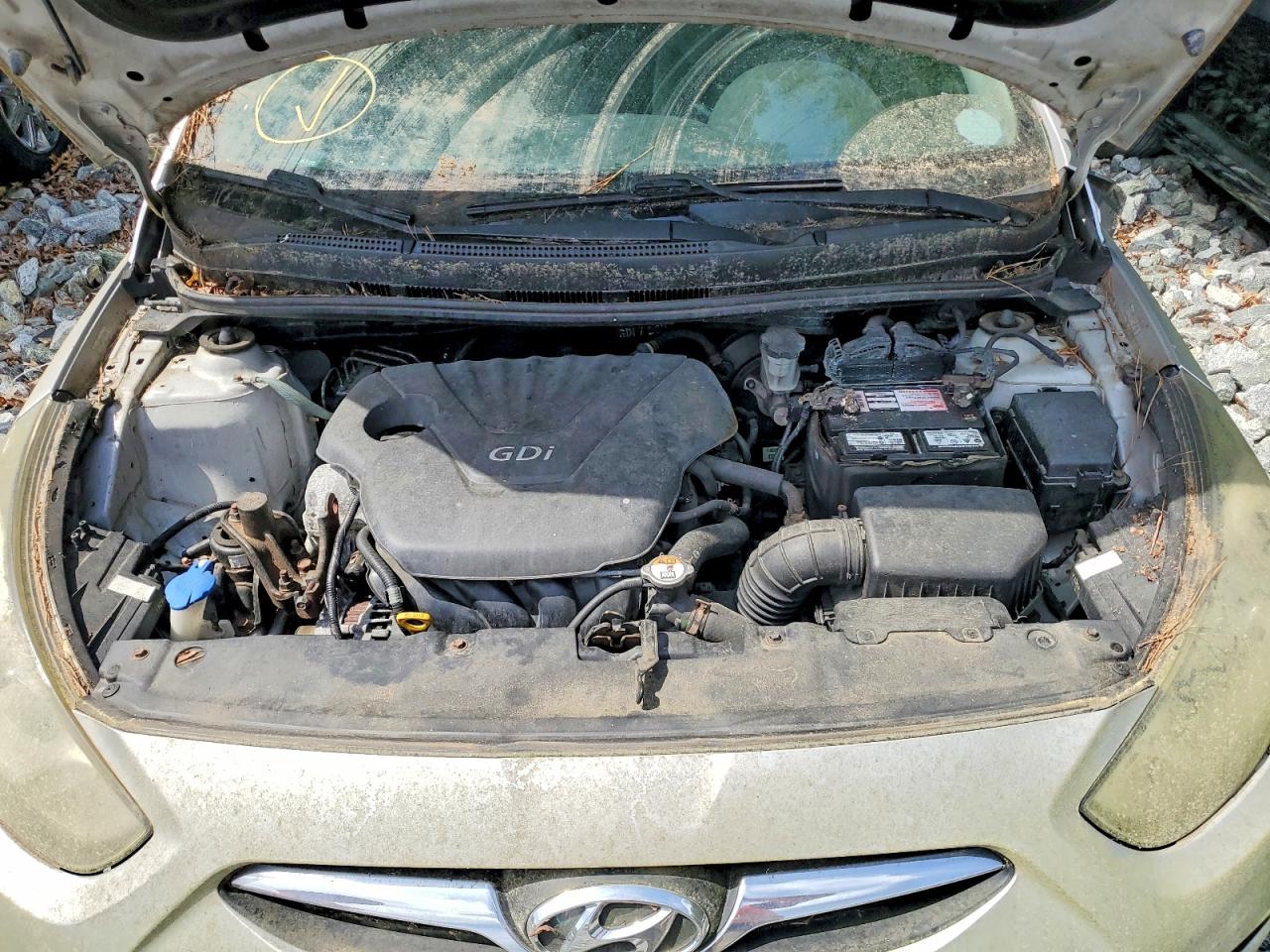 2012 Hyundai Accent Gls Silver vin: KMHCT4AEXCU200219