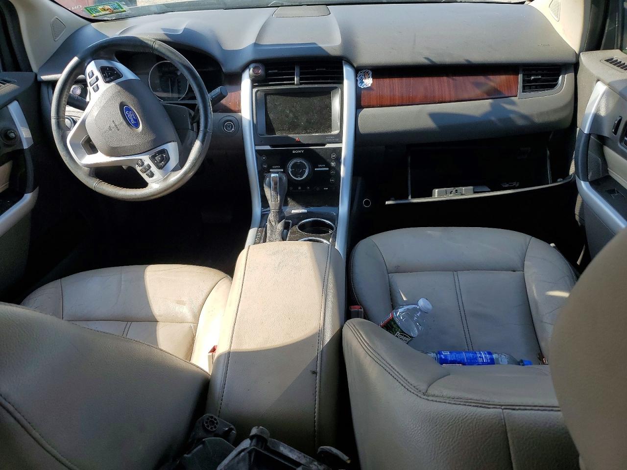 2014 Ford Edge Limited Tan vin: 2FMDK4KC2EBA68098