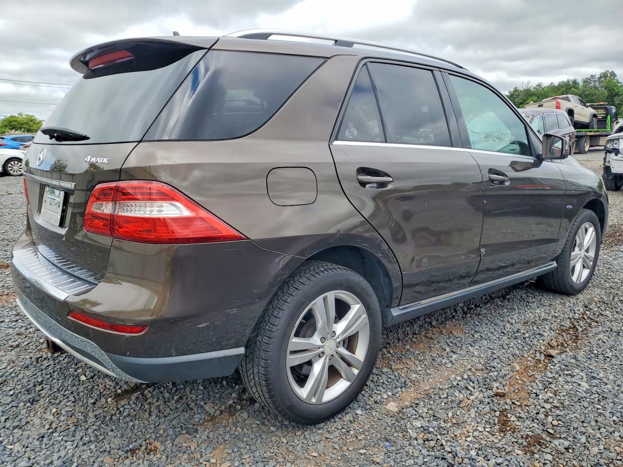 2012 Mercedes-benz Ml 350 4matic Brown vin: 4JGDA5HB2CA024991