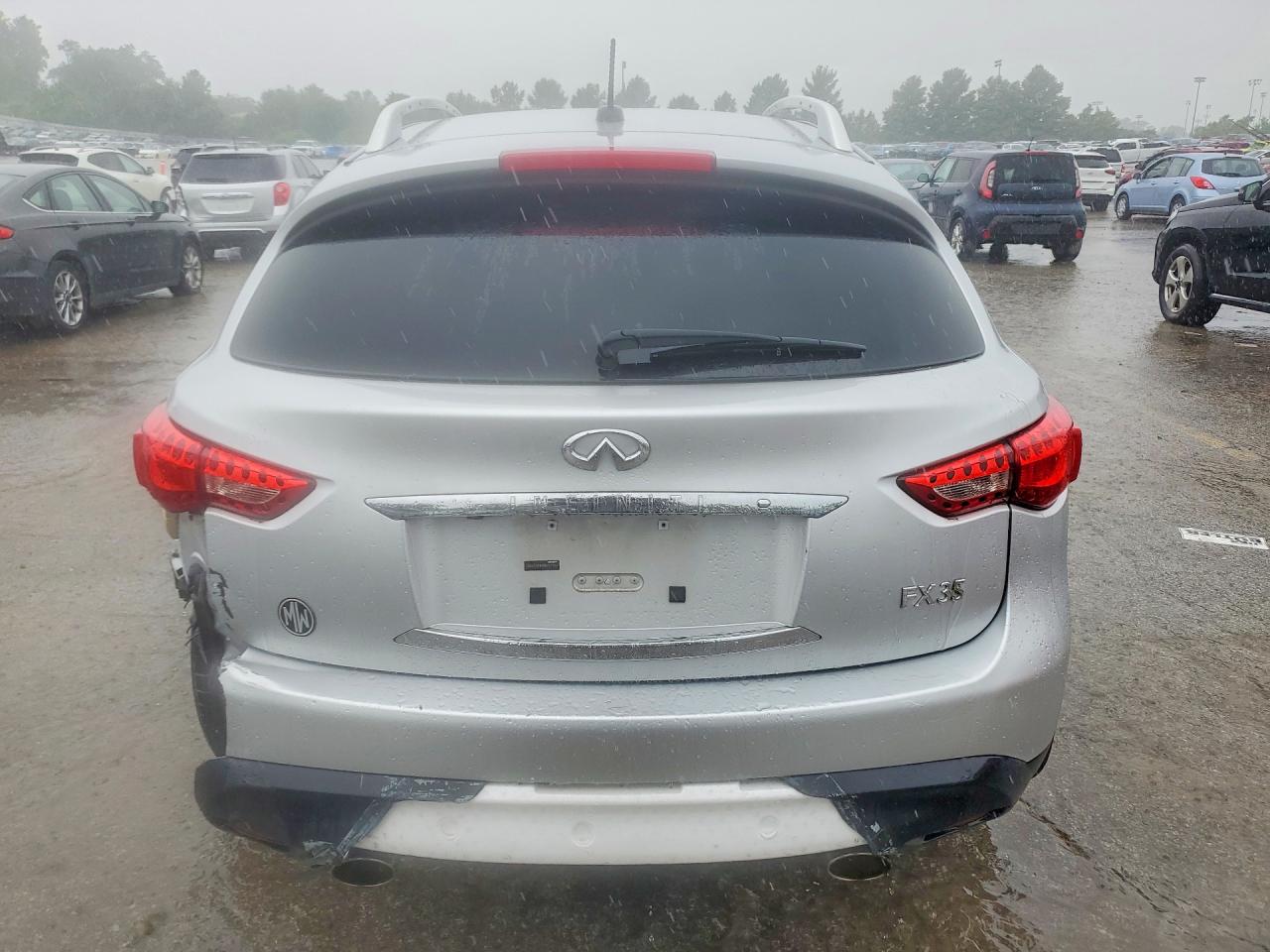 2010 Infiniti Fx35 Base Silver vin: JN8AS1MW4AM852501