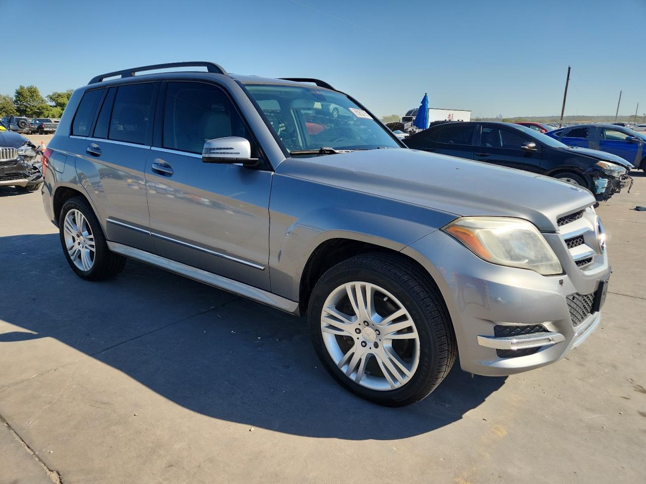 2014 Mercedes-benz Glk 350 Silver vin: WDCGG5HB0EG318576