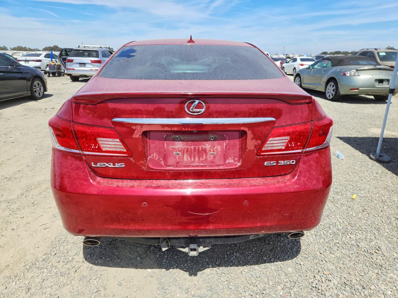 2010 Lexus Es 350 Red vin: JTHBK1EG4A2375392