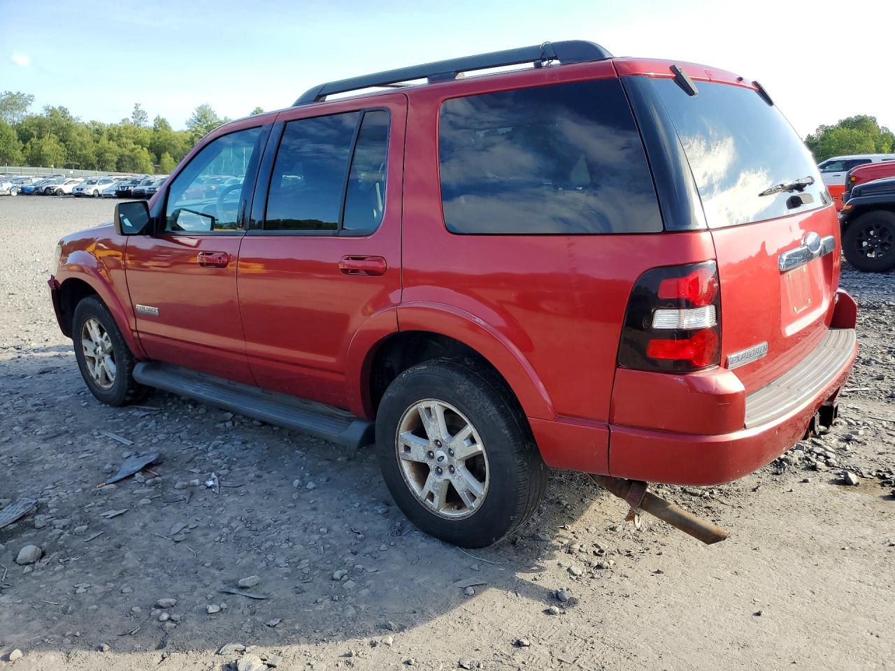 2007 Ford Explorer Xlt Red vin: 1FMEU73E87UB74164