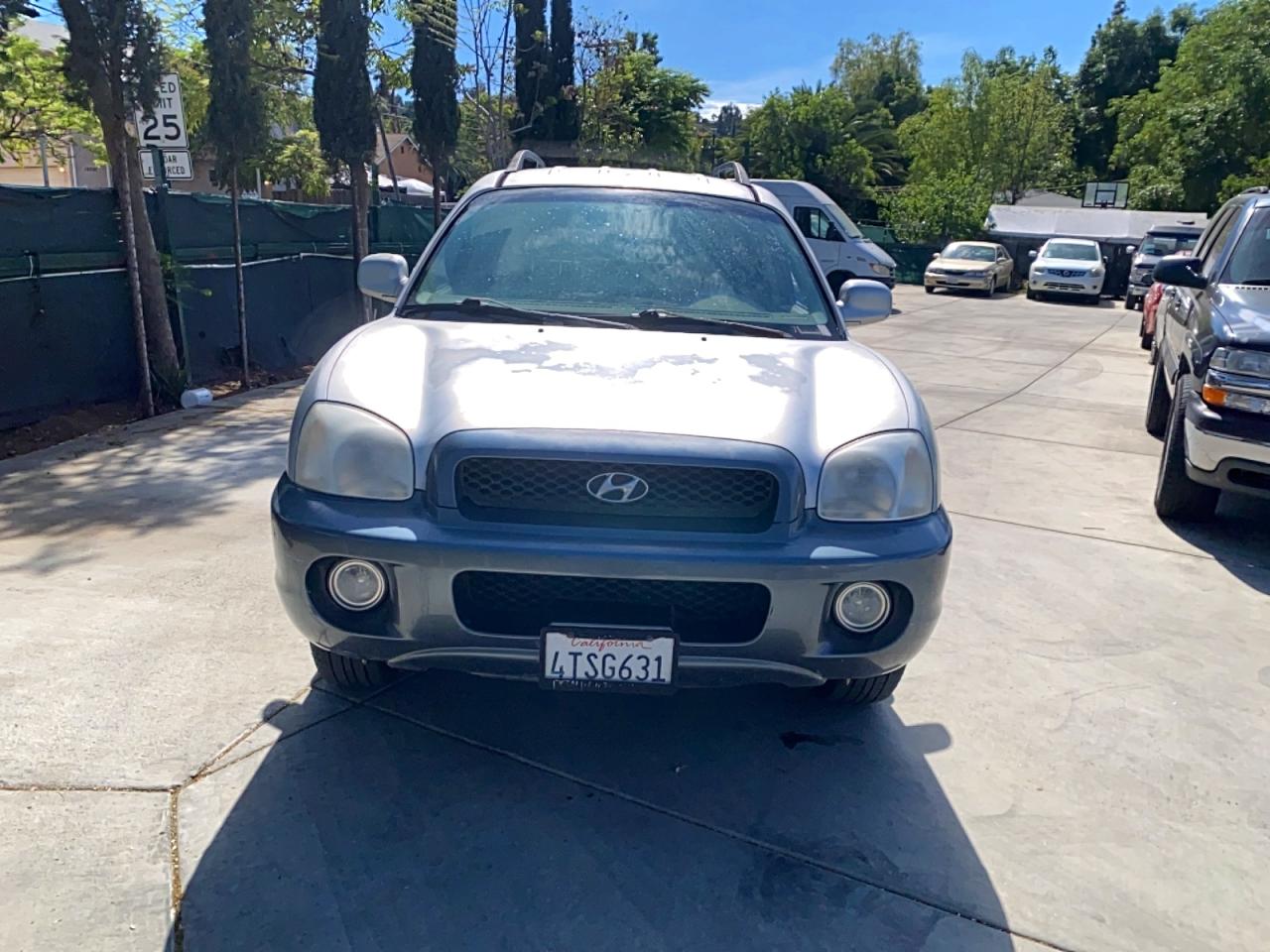 2001 Hyundai Santa Fe Gl Silver vin: KM8SC83D01U126863
