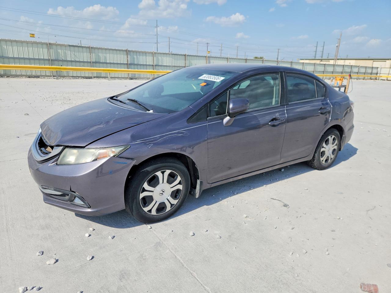 2015 Honda Civic Hybrid Gray vin: 19XFB4F23FE001390