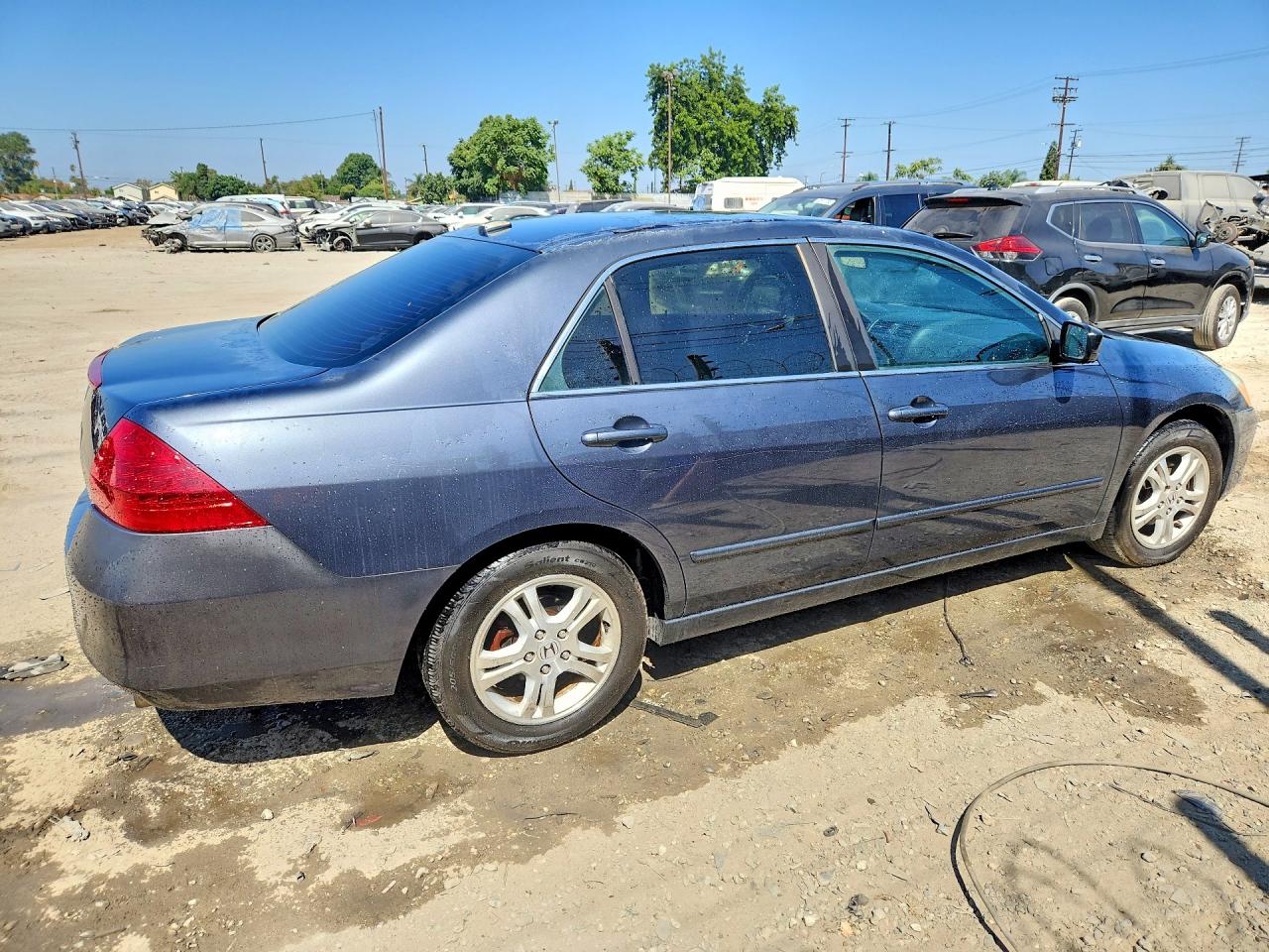 2007 Honda Accord Ex Gray vin: 1HGCM56887A175467