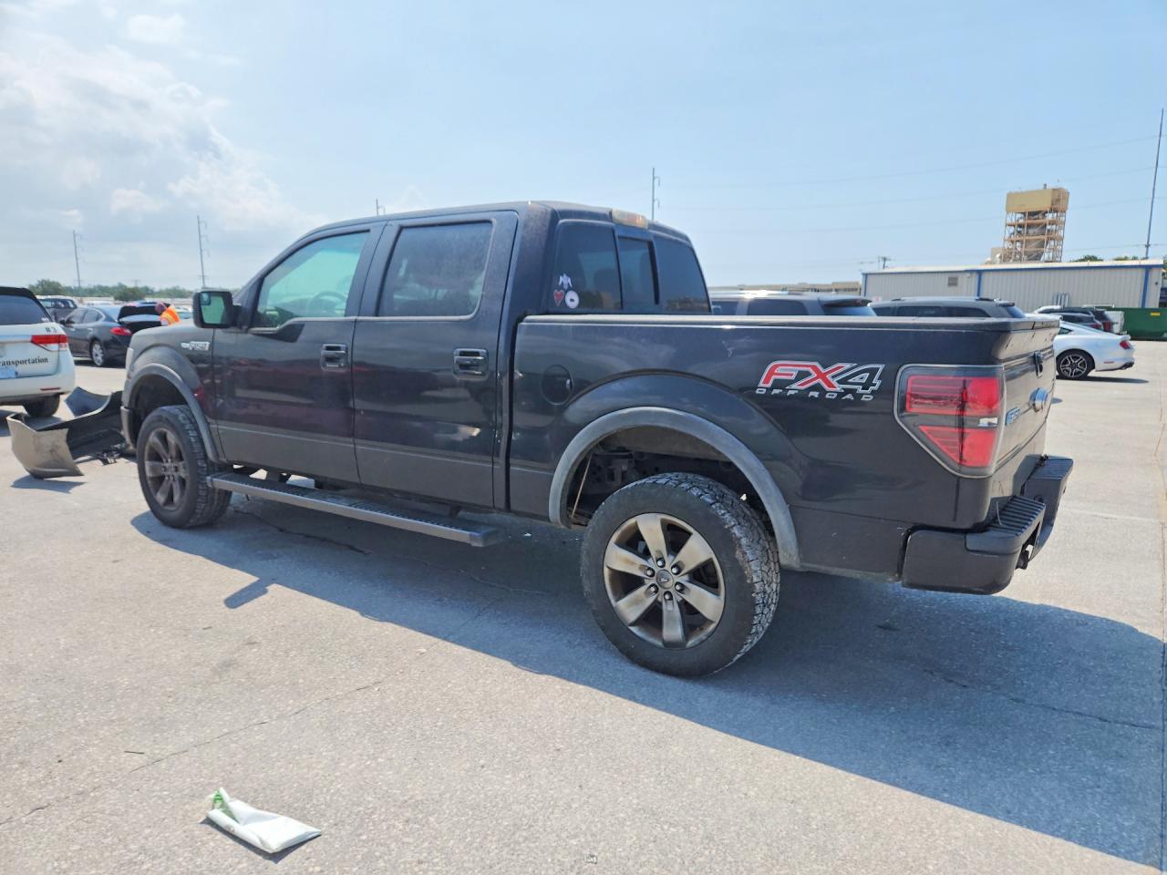 2012 Ford F150 Supercrew Black vin: 1FTFW1EF2CFA74324