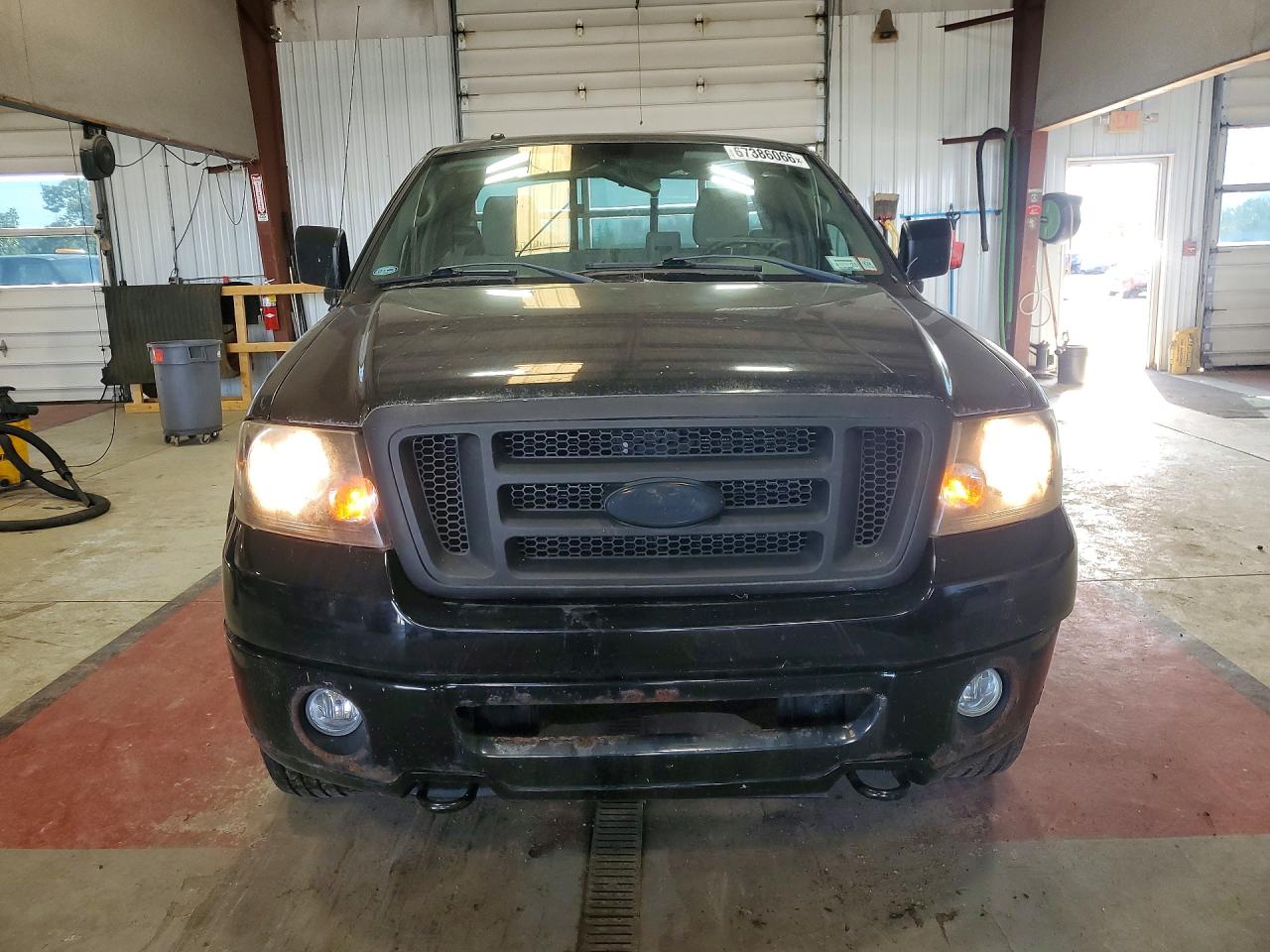 2007 Ford F150 Black vin: 1FTRF04WX7KC21401