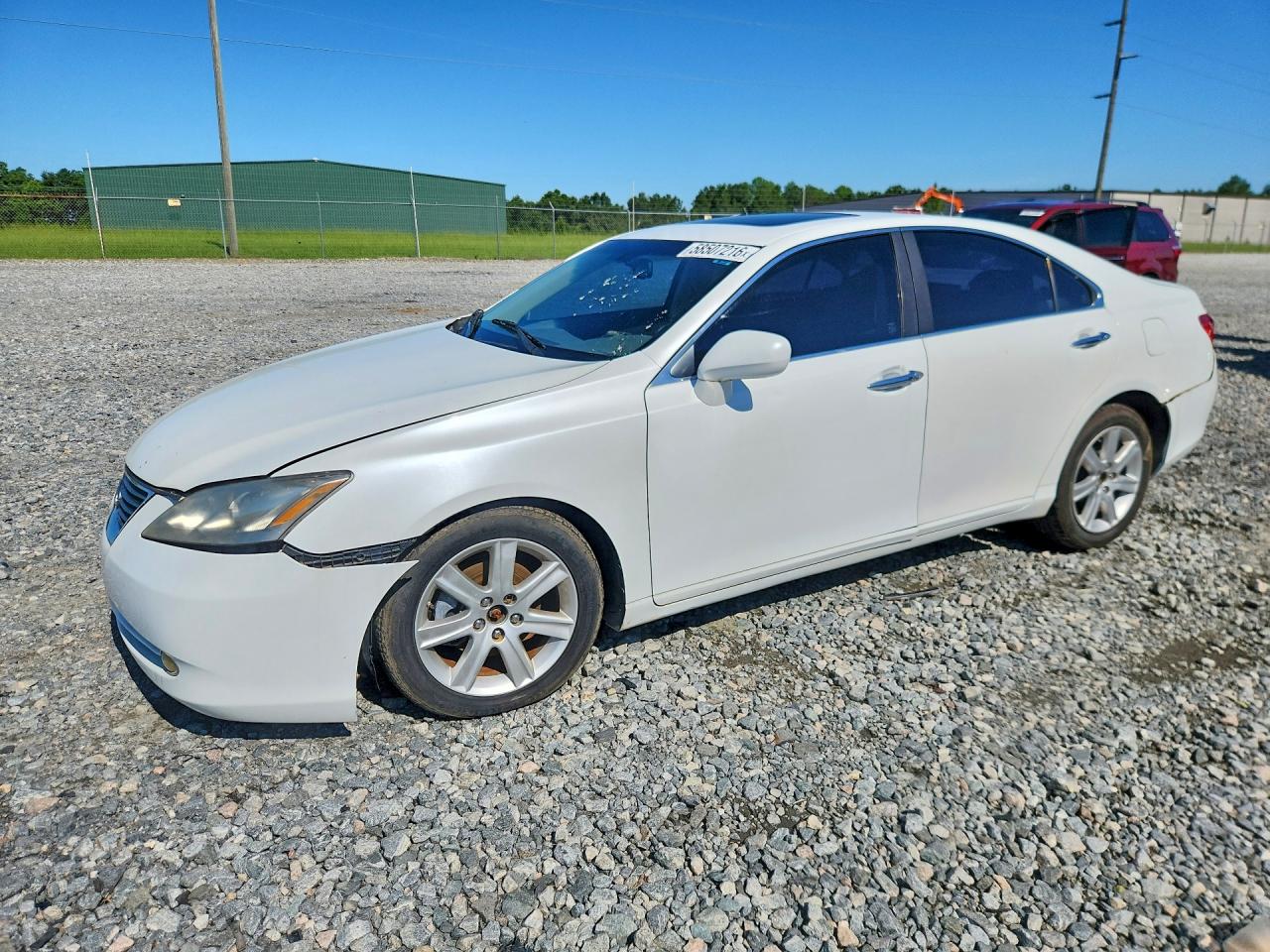 2008 Lexus Es 350 White vin: JTHBJ46G982173015