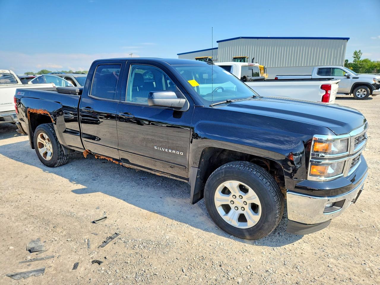 2015 Chevrolet Silverado K1500 Lt Black vin: 1GCVKREC7FZ213975