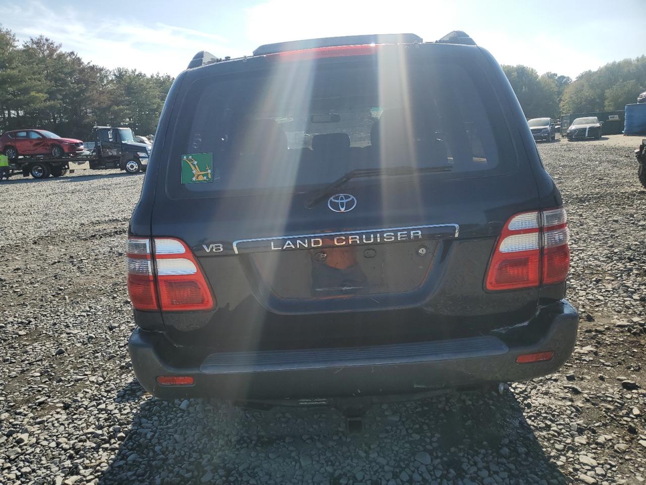 2003 Toyota Land Cruiser Blue vin: JTEHT05J232044467
