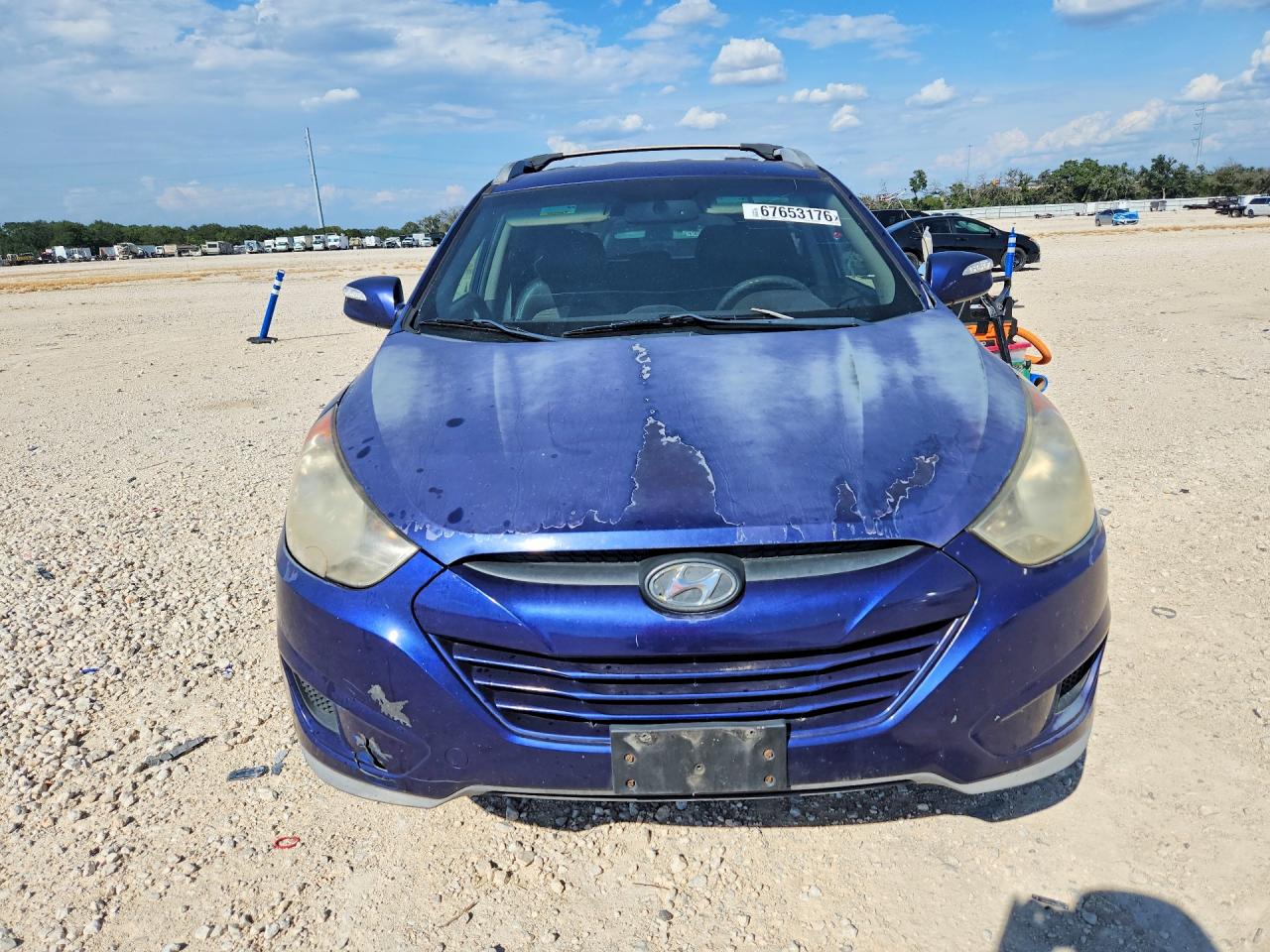 2012 Hyundai Tucson Gls Blue vin: KM8JU3AC5CU340031