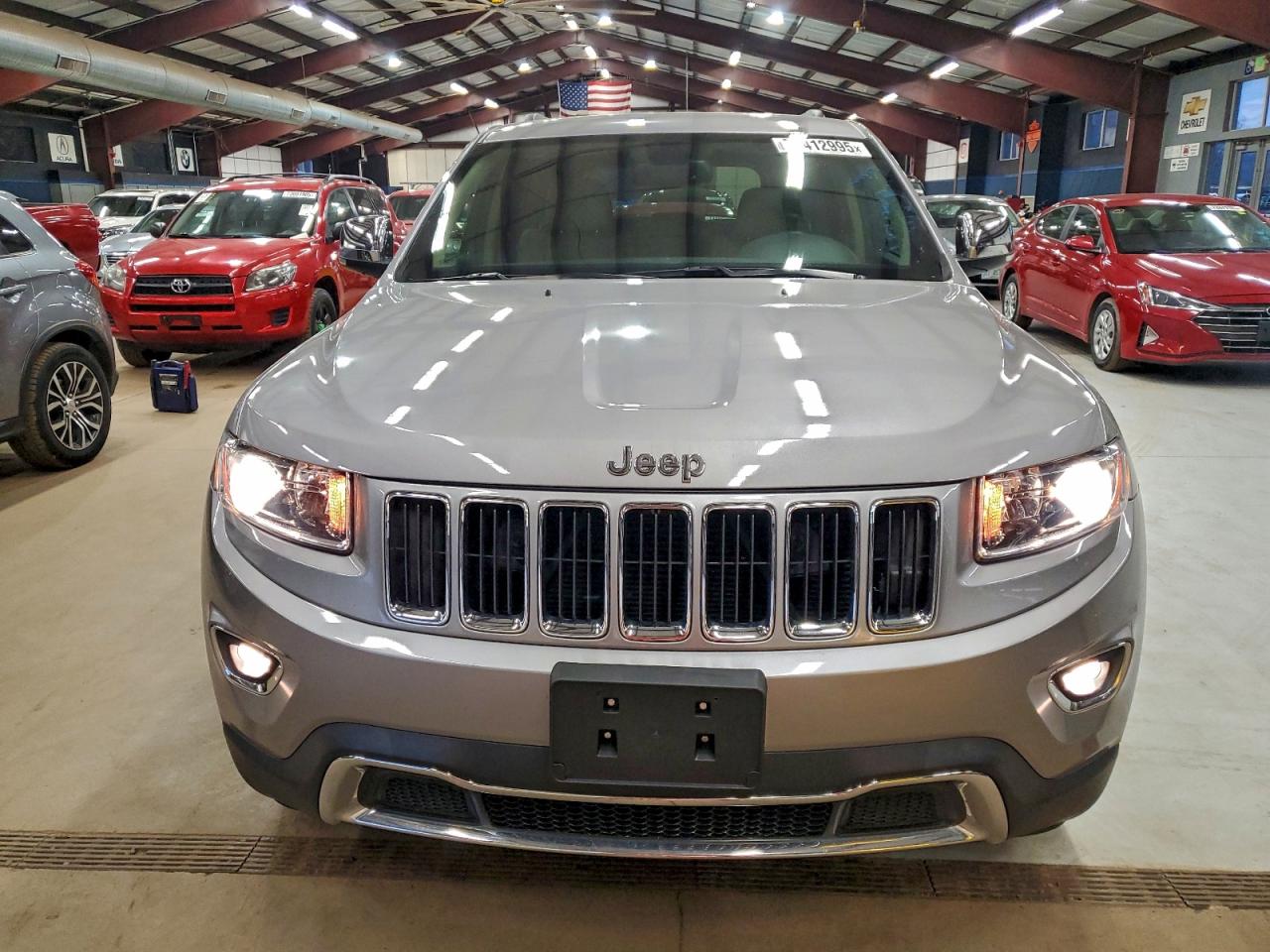 2014 Jeep Grand Cherokee Limited Silver vin: 1C4RJEBG3EC519576