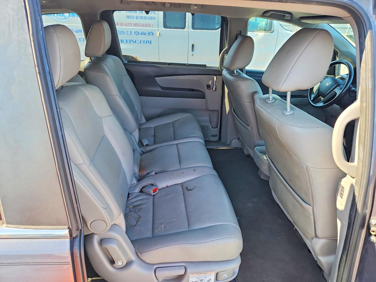 2014 Honda Odyssey Exl Gray vin: 5FNRL5H62EB075280