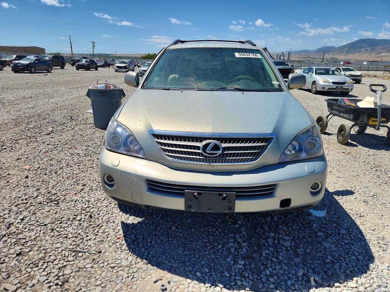 2008 Lexus Rx 400h Silver vin: JTJHW31U182070317