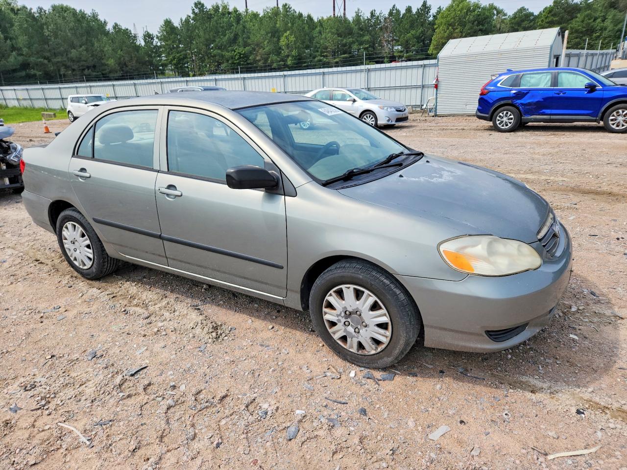 2004 Toyota Corolla Ce Beige vin: 1NXBR32E04Z233122