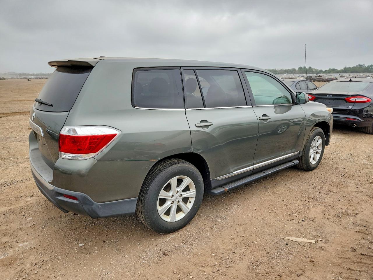 2011 Toyota Highlander Base Green vin: 5TDZA3EHXBS009406