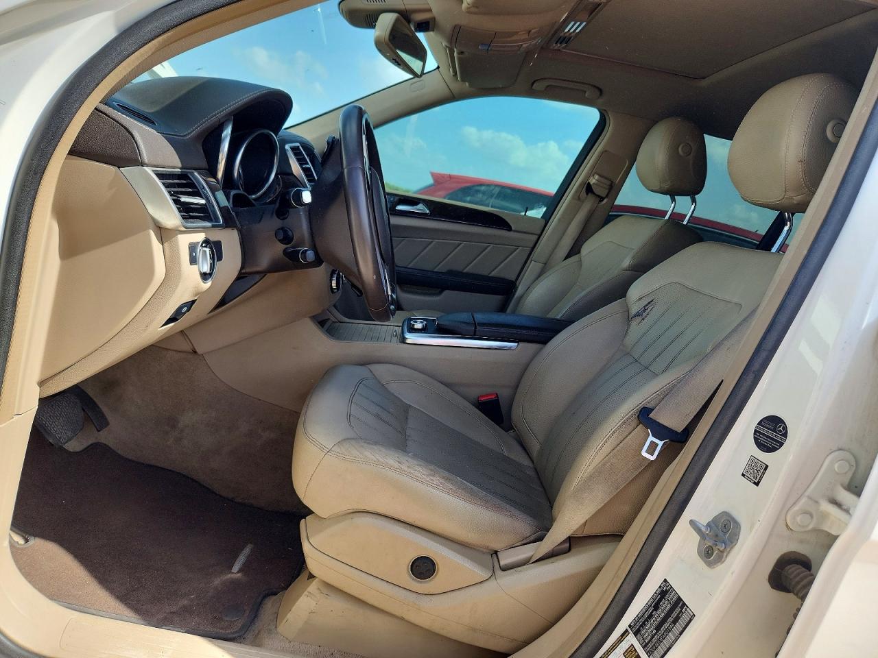 2015 Mercedes-benz Gl 450 4matic White vin: 4JGDF6EEXFA501984