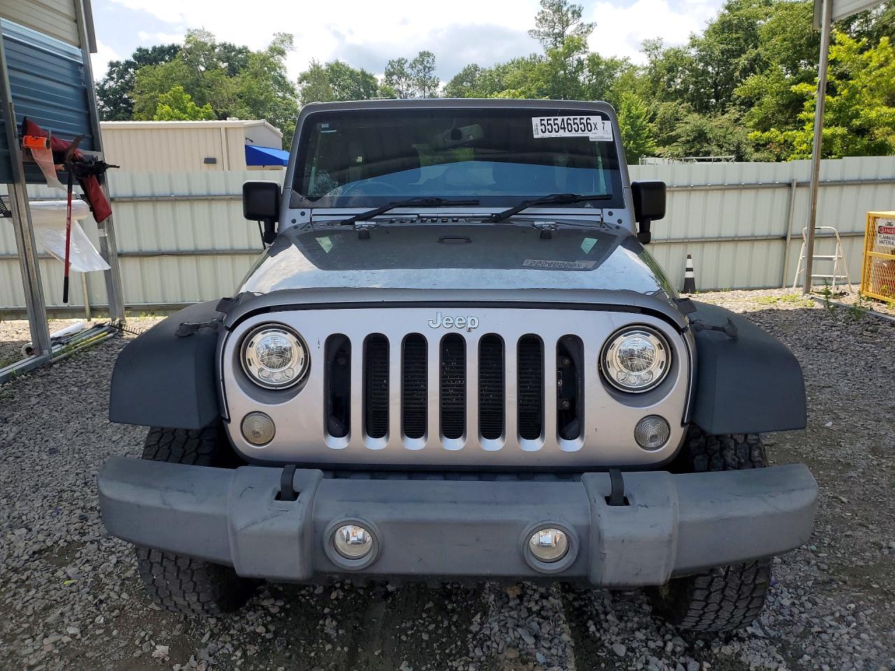 2018 Jeep Wrangler Unlimited Sport Silver vin: 1C4BJWKG7JL830610