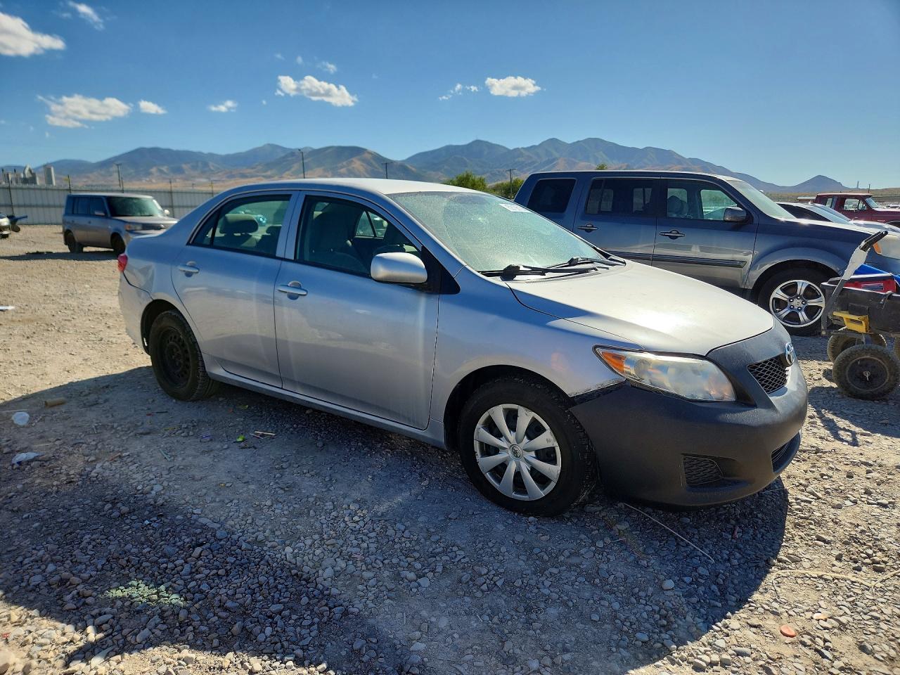 2010 Toyota Corolla Le Серебряный vin: 1NXBU4EE8AZ223840