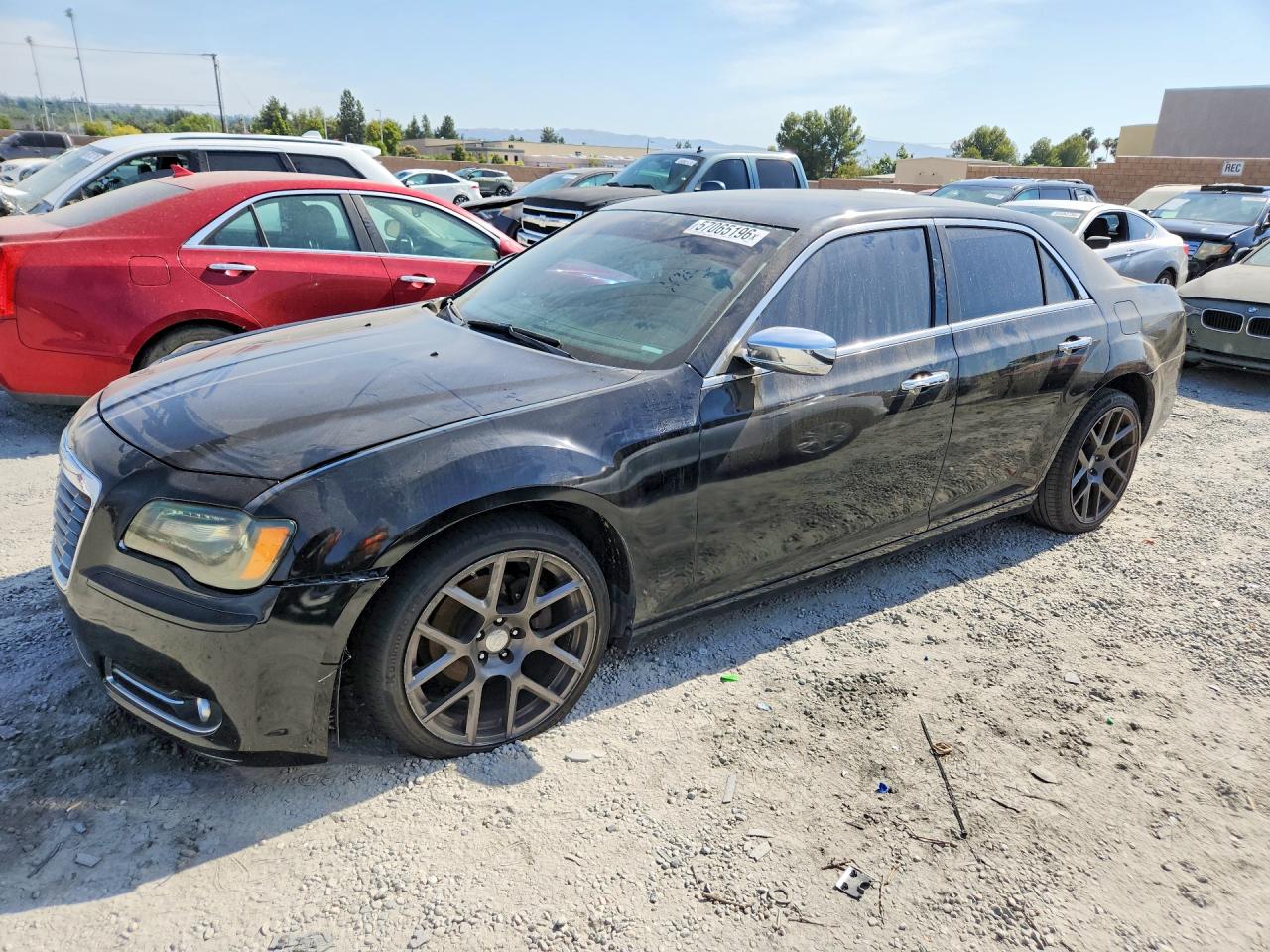 2013 Chrysler 300c Black vin: 2C3CCAEG5DH606433