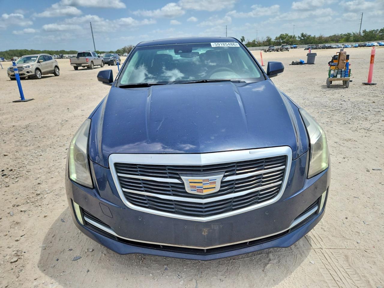2015 Cadillac Ats Performance Blue vin: 1G6AJ5SX7F0121449