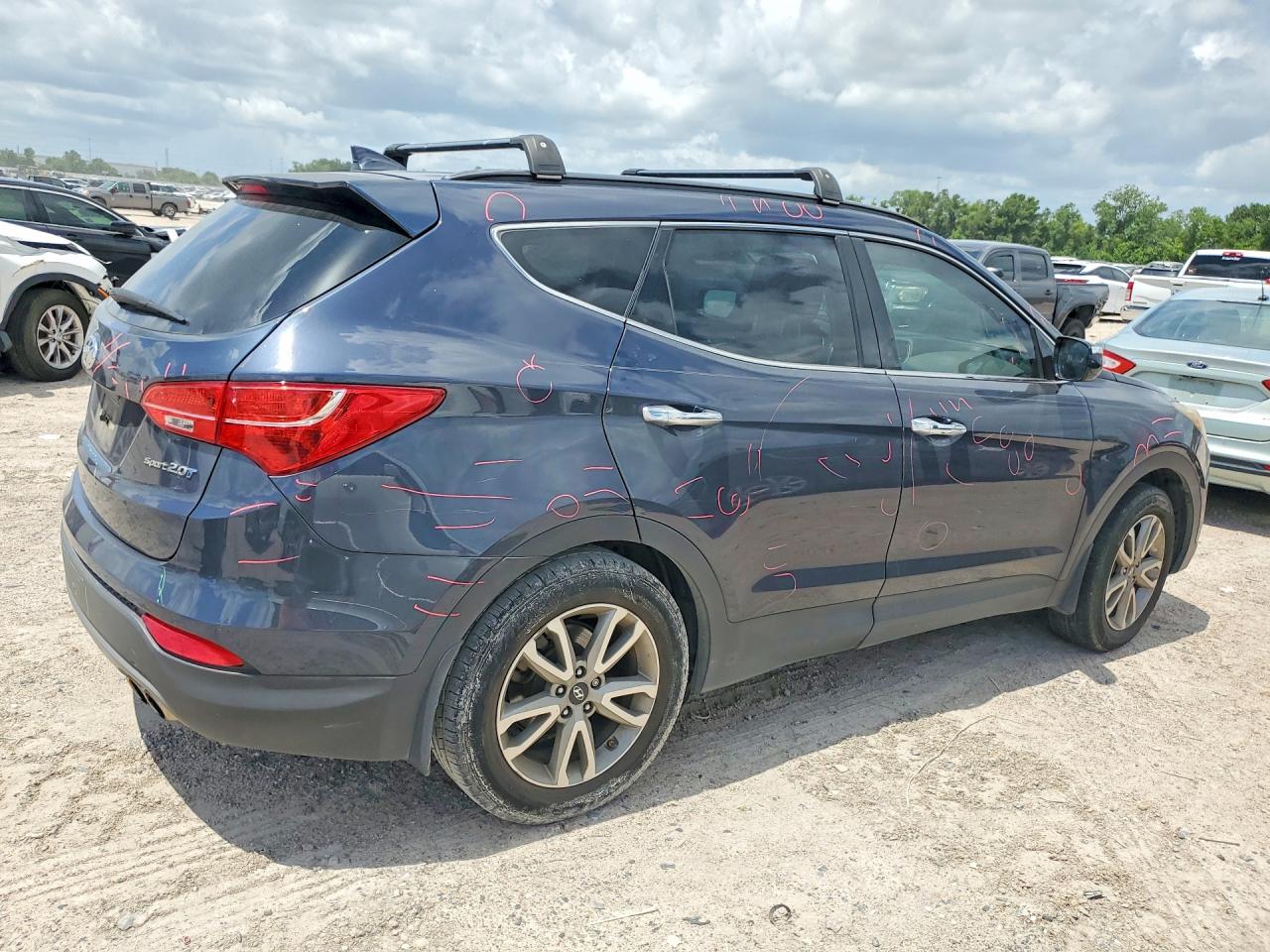 2016 Hyundai Santa Fe Sport 2.0t Синий vin: 5XYZU3LAXGG320593