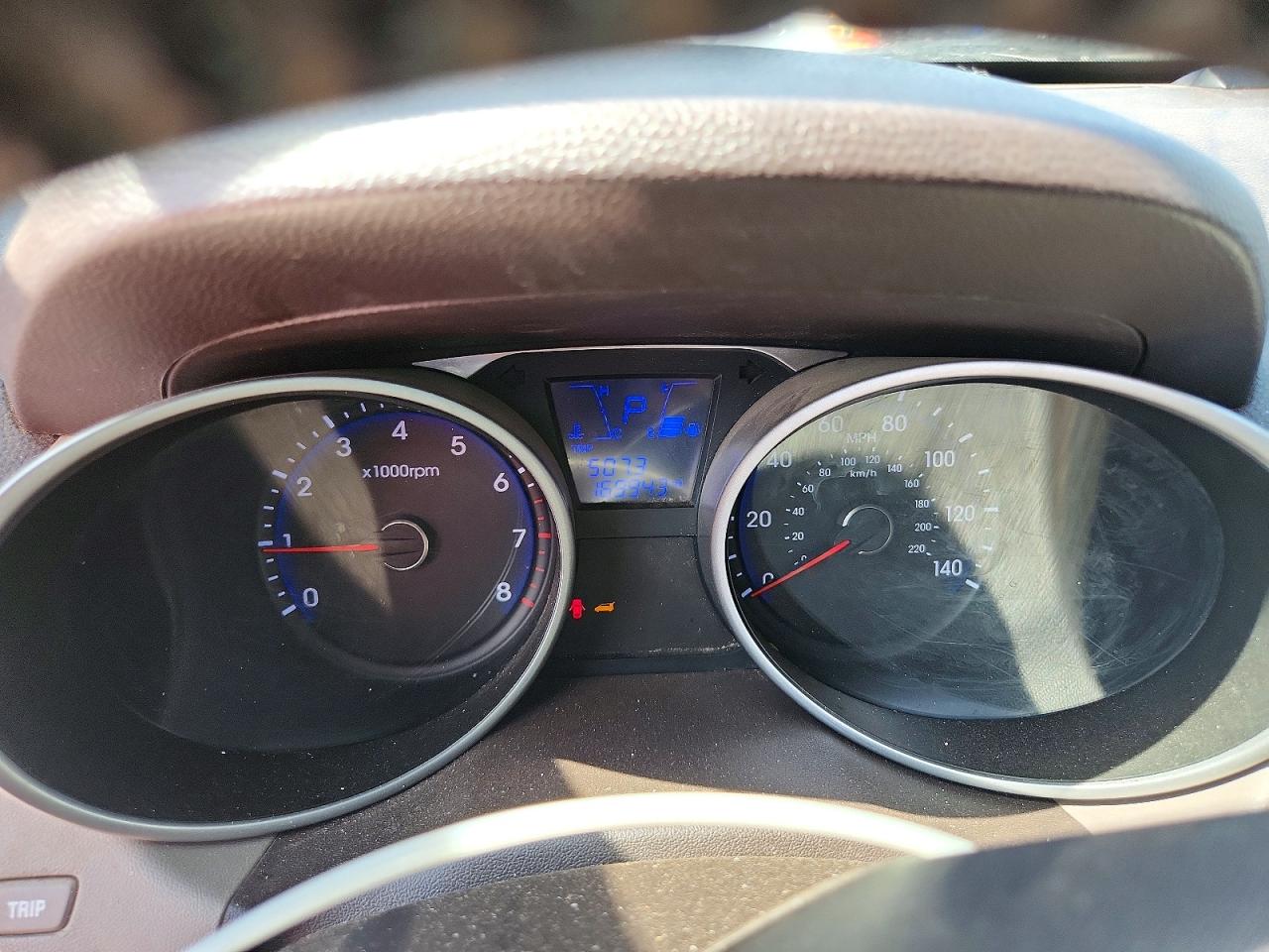 2012 Hyundai Tucson Limited Black vin: KM8JU3AC3CU489845