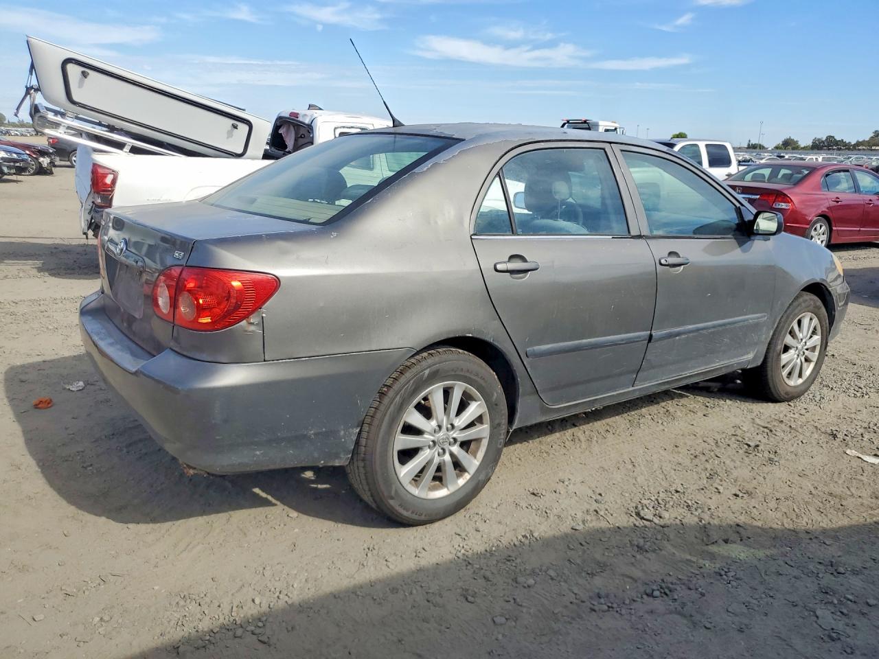 2007 Toyota Corolla Ce Gray vin: 1NXBR32E37Z866508