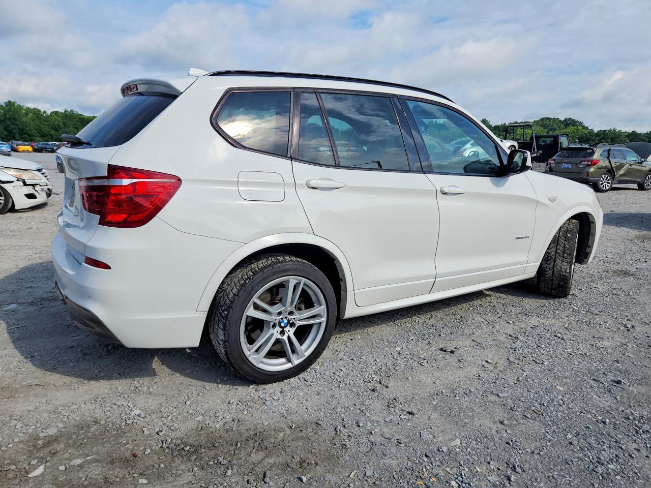 2014 Bmw X3 Xdrive35i Белый vin: 5UXWX7C59E0E81638