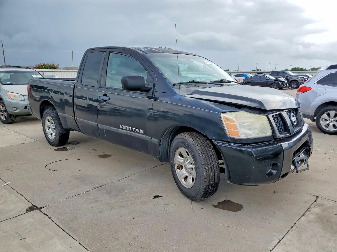 2007 Nissan Titan Xe Black vin: 1N6AA06A37N234483