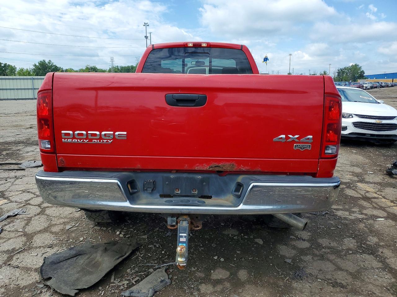 2003 Dodge Ram 2500 St Red vin: 3D7KU26D53G720760