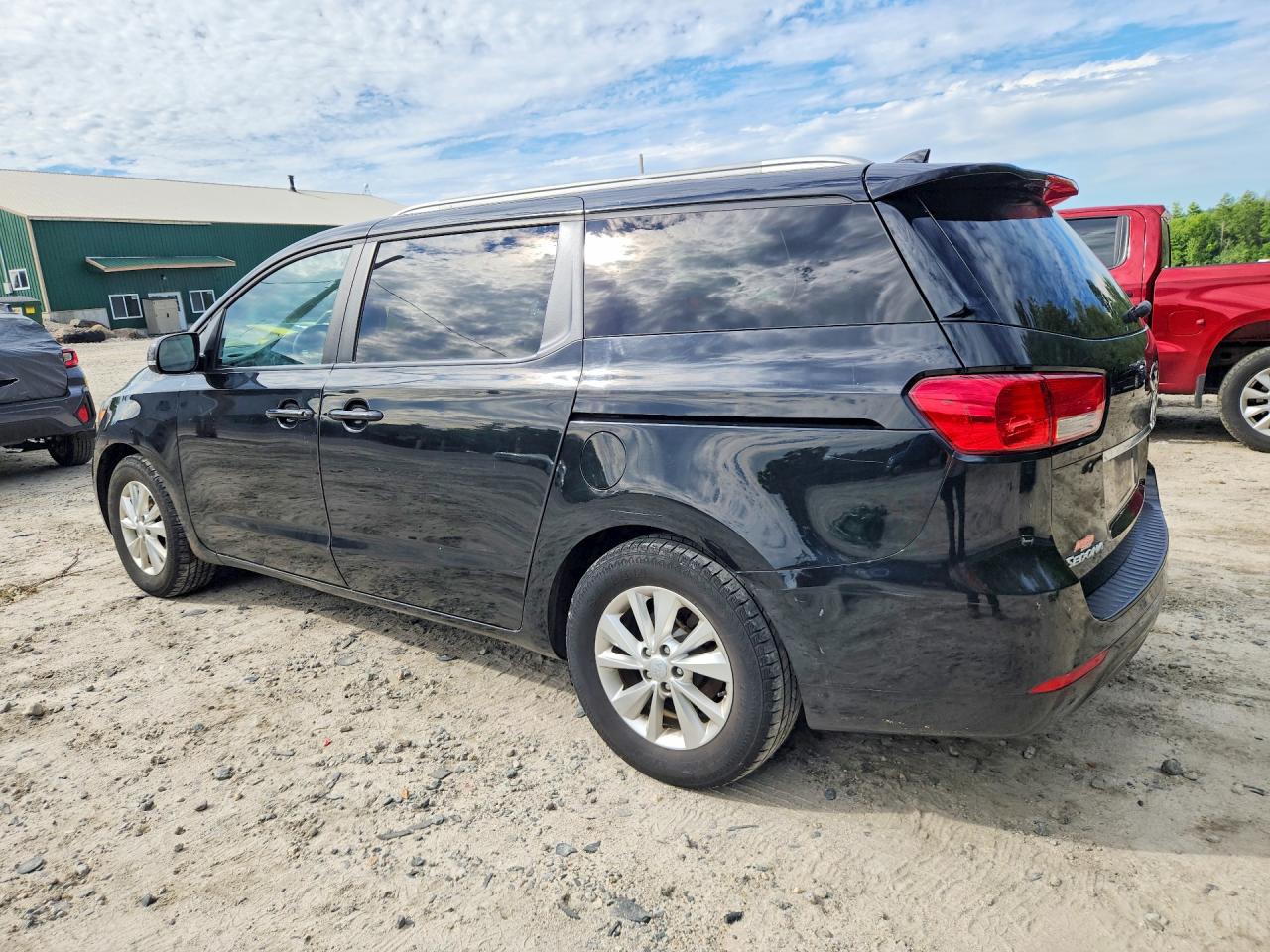 2015 Kia Sedona Lx Gray vin: KNDMB5C1XF6055882