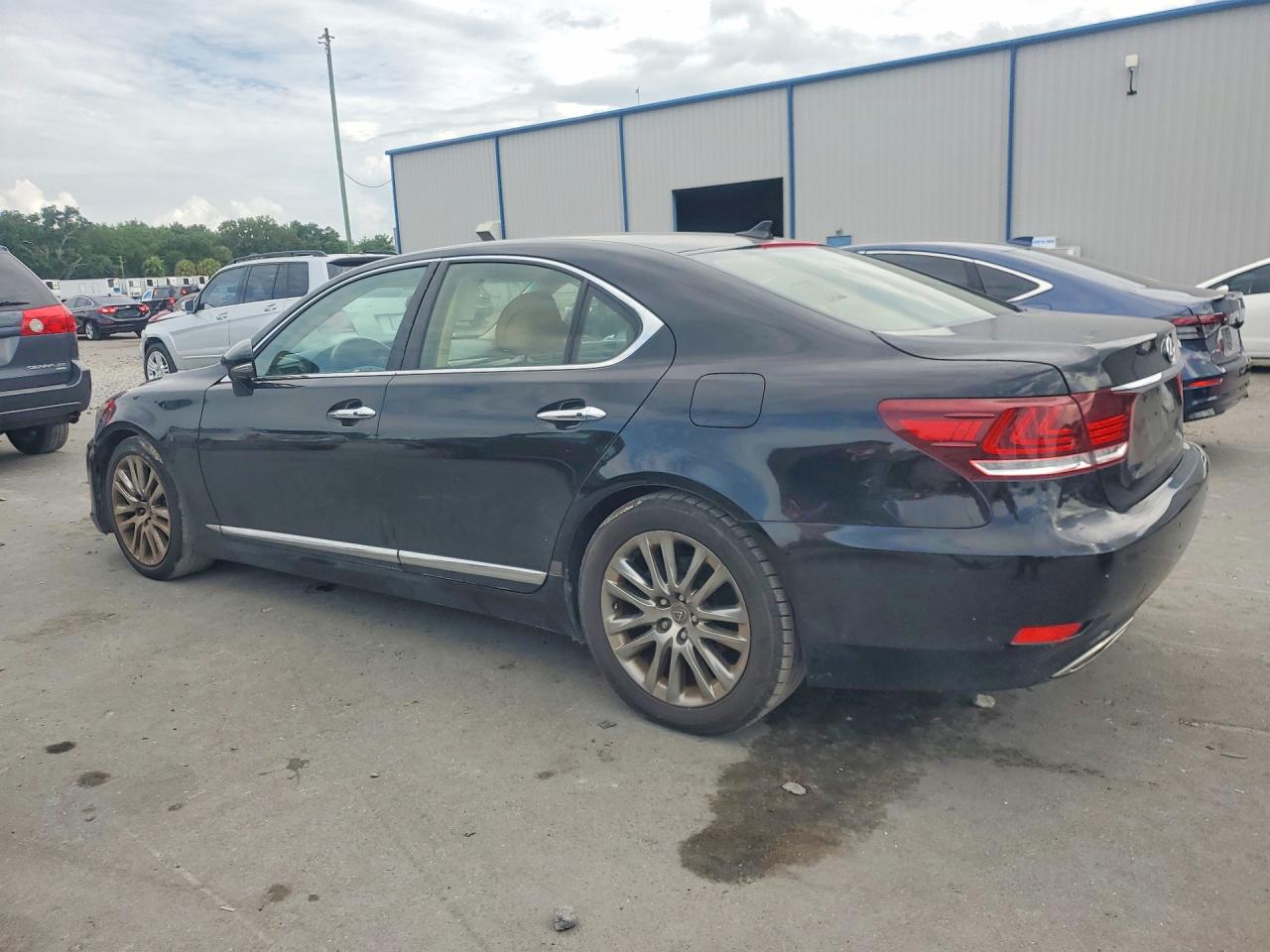 2013 Lexus Ls 460 Black vin: JTHBL5EF9D5115052