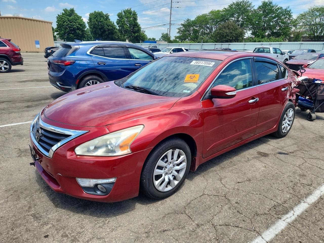 2014 Nissan Altima 2.5 Red vin: 1N4AL3AP7EC415160