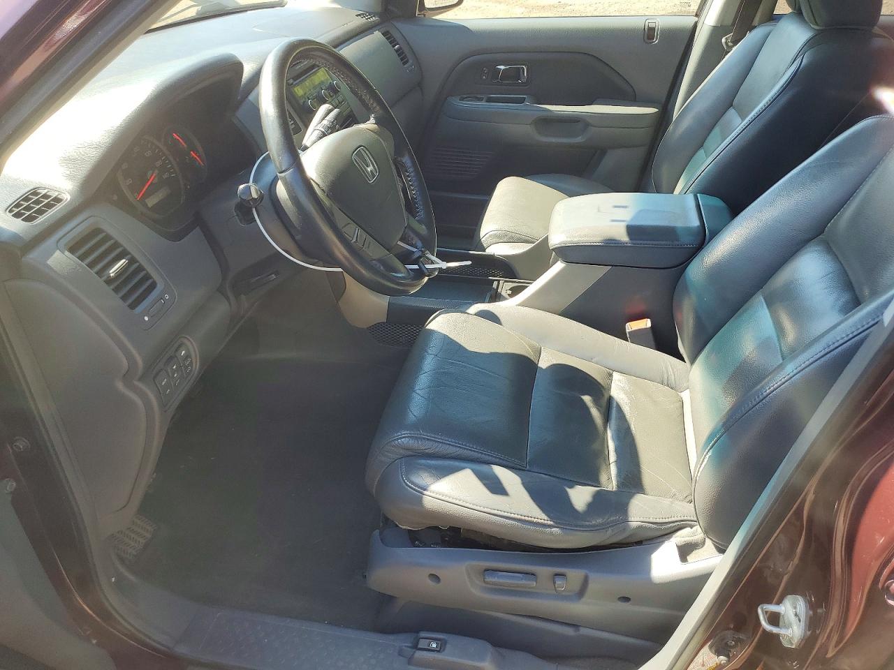 2008 Honda Pilot Exl Maroon vin: 5FNYF185X8B012659