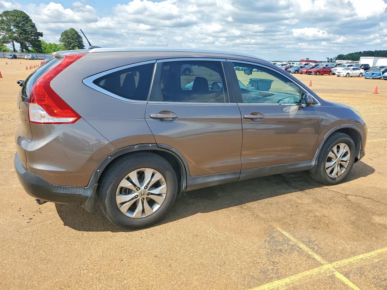 2014 Honda Cr-v Exl Серый vin: 5J6RM3H76EL016170