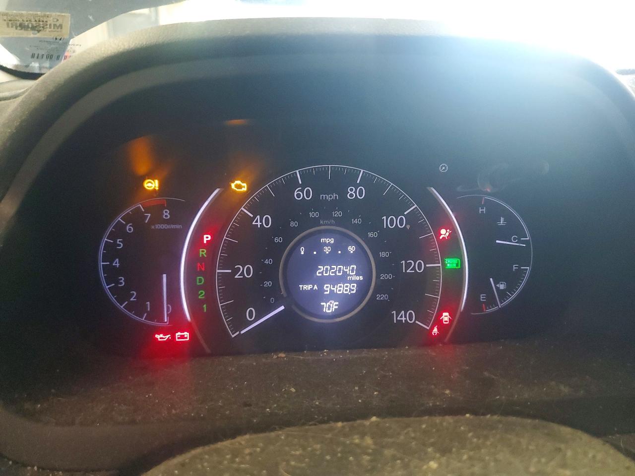 2013 Honda Cr-v Lx Синий vin: 2HKRM4H32DH658509
