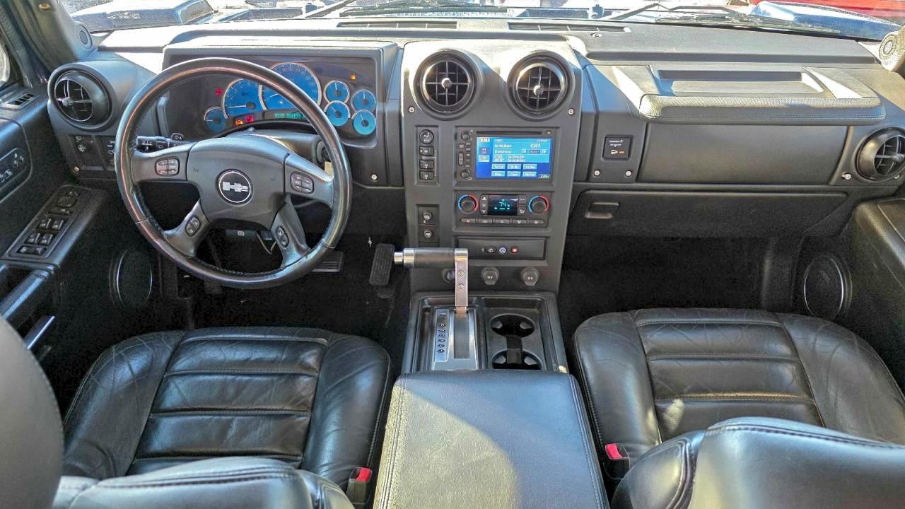 2007 Hummer H2 Blue vin: 5GRGN23U77H105784