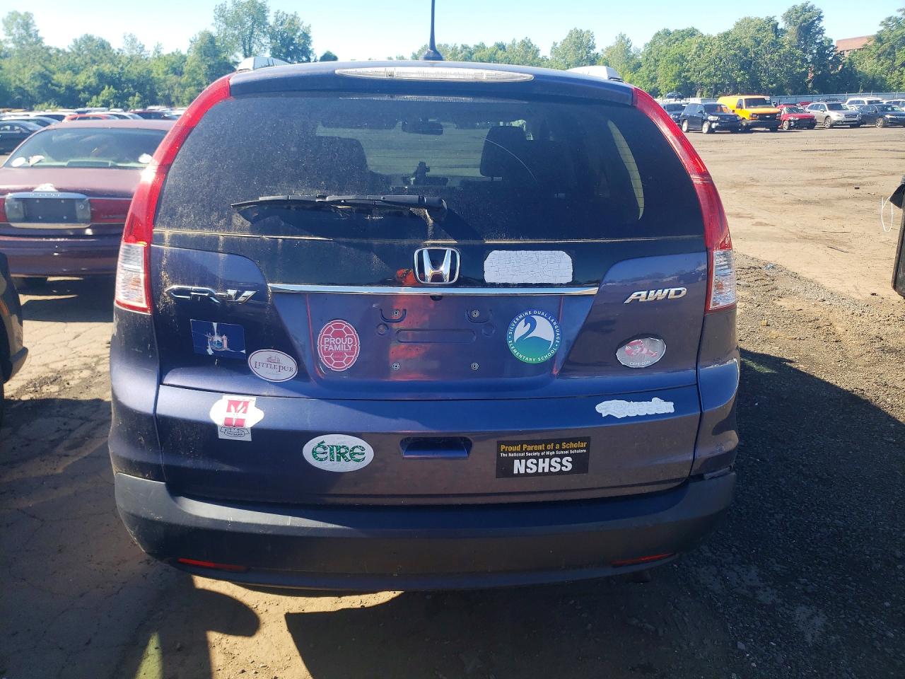 2013 Honda Cr-v Exl Синий vin: 2HKRM4H73DH634710